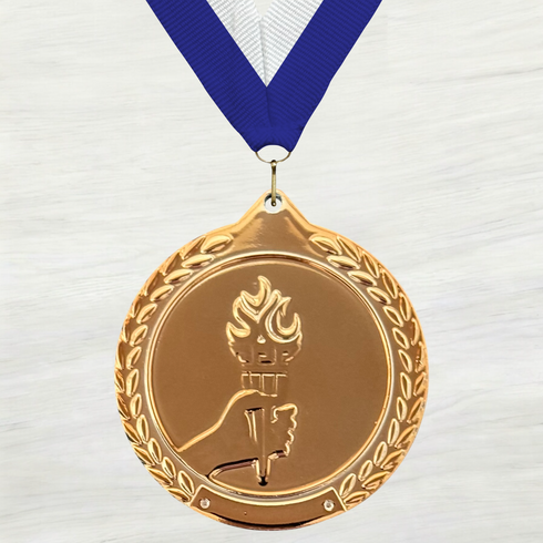 Medalla de Metal de Victoria de 2.5" con cinta MDL700